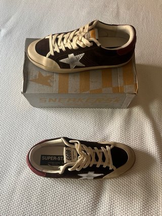 Zapatillas Golden Goose originales Marrón/Rojo