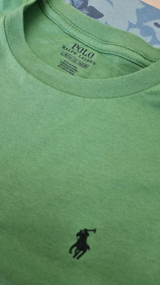 Camiseta Polo Ralph Lauren Verde Talla L Niño