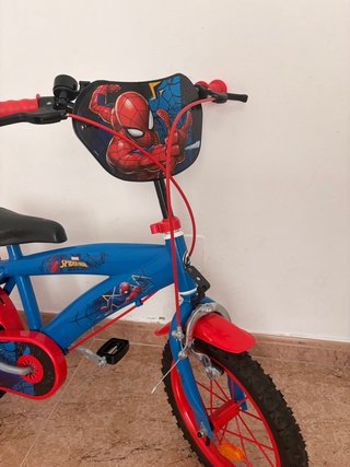 Bicicleta Spiderman Azul y Roja