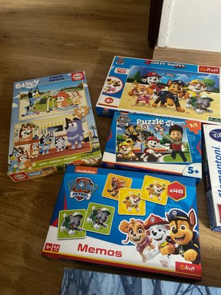 Lote Puzzles Disney Mickey y Spiderman