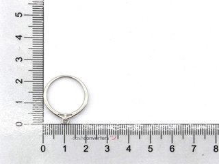 sortija oro 18k con piedra con diamante t. 13 (16,88 mm)