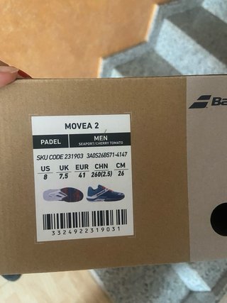 Zapatillas Babolat Movea 2 Azul Talla 41