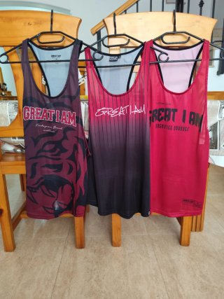 Conjunto de camisetas Tirantes Deportivas