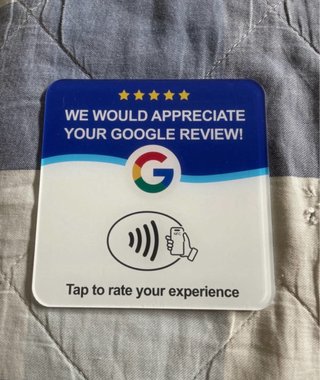 Adesivi NFC Google per Recensioni
