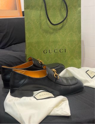 Mocasines Gucci Horsebit Negro