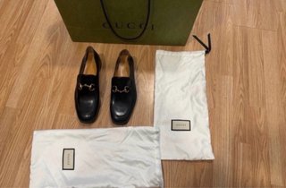 Mocasines Gucci Horsebit Negro
