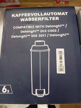 6 Filtros Agua Cafetera Delonghi DLS C002