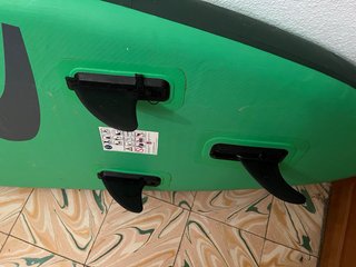 Tabla Paddle Surf Verde con Diseño con 2 remos