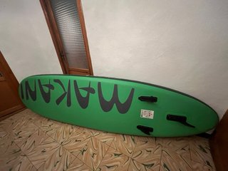 Tabla Paddle Surf Verde con Diseño con 2 remos