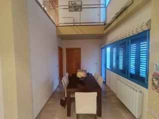 Sillas comedor tapizadas beige y gris