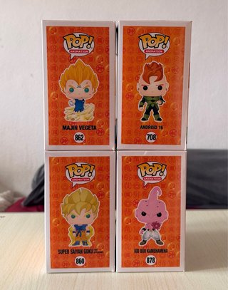 Funko Pop! Dragon Ball Z | Lote 4 Figuras