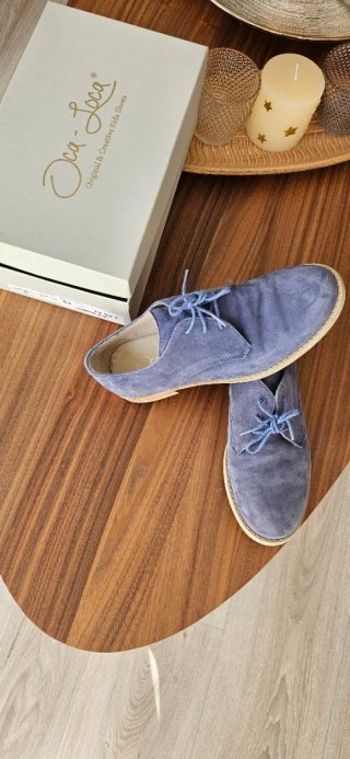 Zapatos serraje Oca-Loca niño azul talla 33