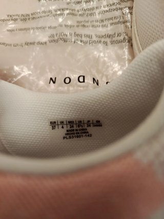 Zapatillas Pepe Jeans blancas y rosa T 37 NUEVAS
