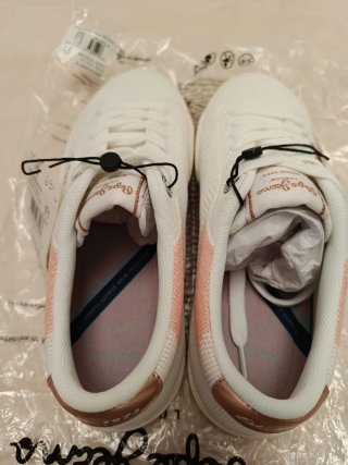 Zapatillas Pepe Jeans blancas y rosa T 37 NUEVAS