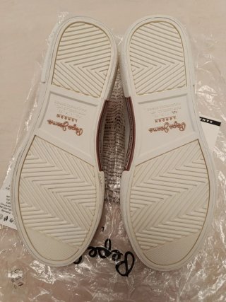 Zapatillas Pepe Jeans blancas y rosa T 37 NUEVAS
