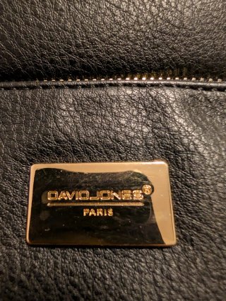 Bolso David Jones Negro Mujer