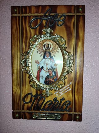 cuelga llaves virgen de Calasparra