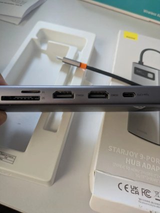 Baseus 9 en 1 Hub Adaptador USB-C 4K