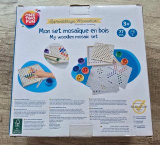 Juego Montessori Mosaico Madera 3+