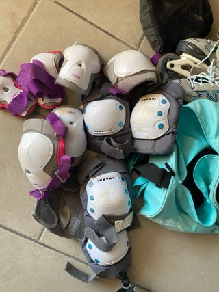 Pack Patines y Protecciones Infantil con cascos