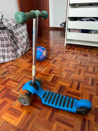 Patinete 3 Ruedas Azul