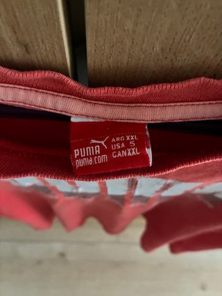 Camiseta Puma Roja Talla XXL