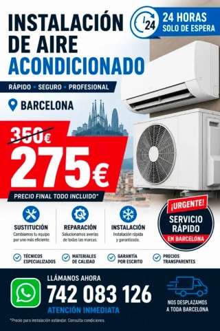 Aire acondicionado instalacion oficial