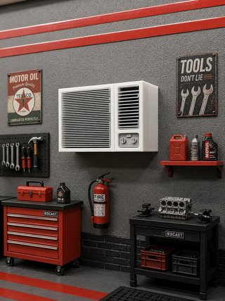 Aire Acondicionado Vintage Escala 1:18