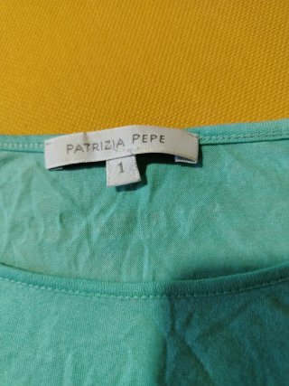 T-shirt Patrizia Pepe teal taglia S