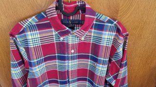 Camisa Ralph Lauren hombre S cuadro multicolor