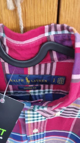 Camisa Ralph Lauren hombre S cuadro multicolor