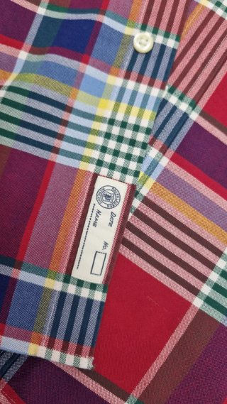 Camisa Ralph Lauren hombre S cuadro multicolor