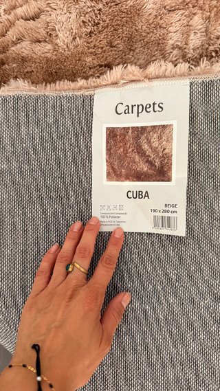 Alfombra CUBA Beige 190x280cm