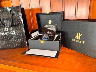 Reloj Hublot Negro/Azul