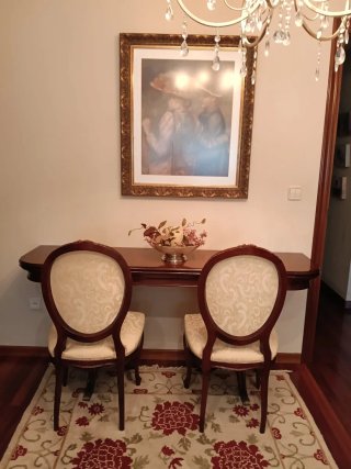 Mueble de salón comedor + mesa comedor y sillas