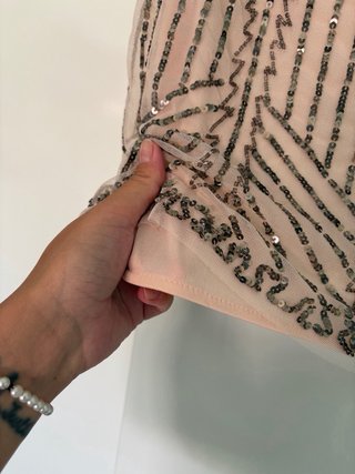 Falda Stradivarius lentejuelas