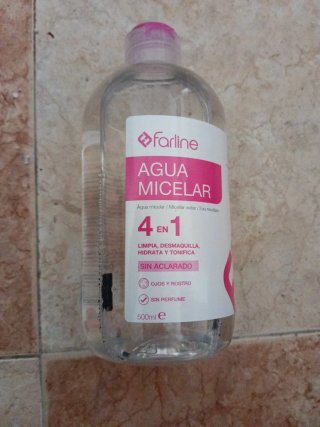 Agua micelar 4 en 1