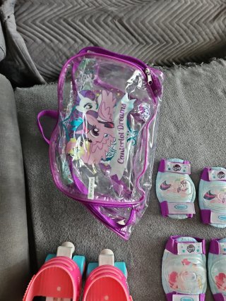 Patines 4 Ruedas y Protecciones My Little Pony