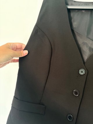 Chaleco negro formal
