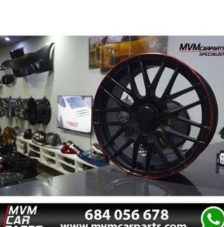 Llantas para Mercedes Tipo C63 Borde rojo