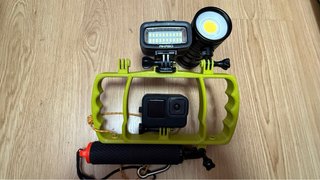 Soporte GoPro Buceo Doble Mango