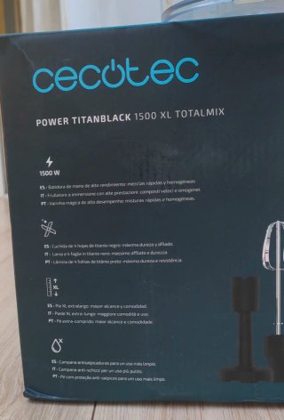 Accesorios Batidora Cecotec Power Titanblack 1500