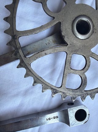 Guarnitura Bianchi Bici Epoca 1951