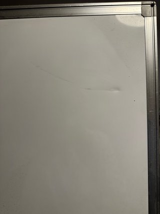 Pizarra blanca con ruedas