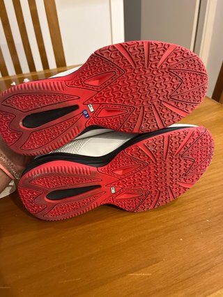 Botines Boomerang Nuevos Blanco y Rojo