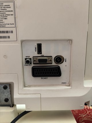 TV Toshiba Piccola Beige/Bianca