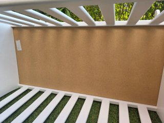 Minicuna de madera blanca