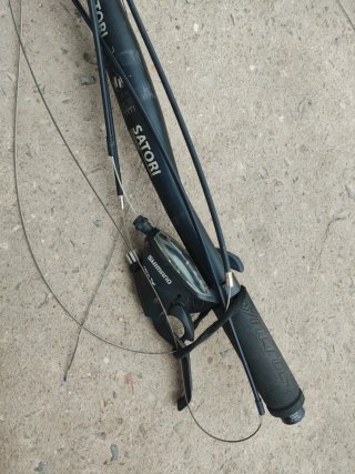 Manillar SATORI HORIZON con manetas SHIMANO