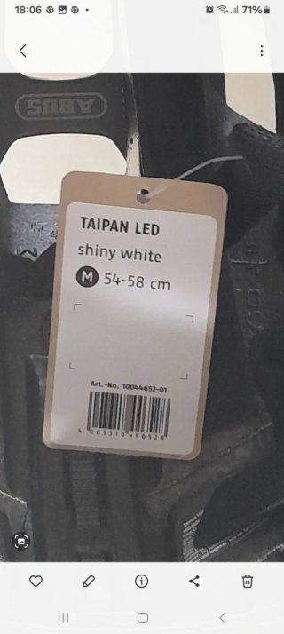 Casco Abus Taipan LED