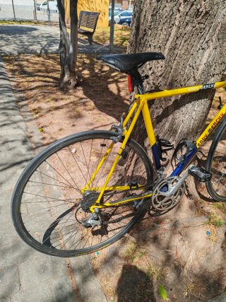 Bicicleta Eddy Merckx Amarilla y azul